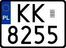 License plates of Poland, Special vehicles and motorcycles