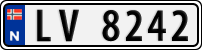 License plate of Norway, Trailers, motorcycles, special vehicles