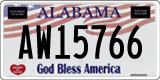 Alabama, God Bless America (1234AB5)