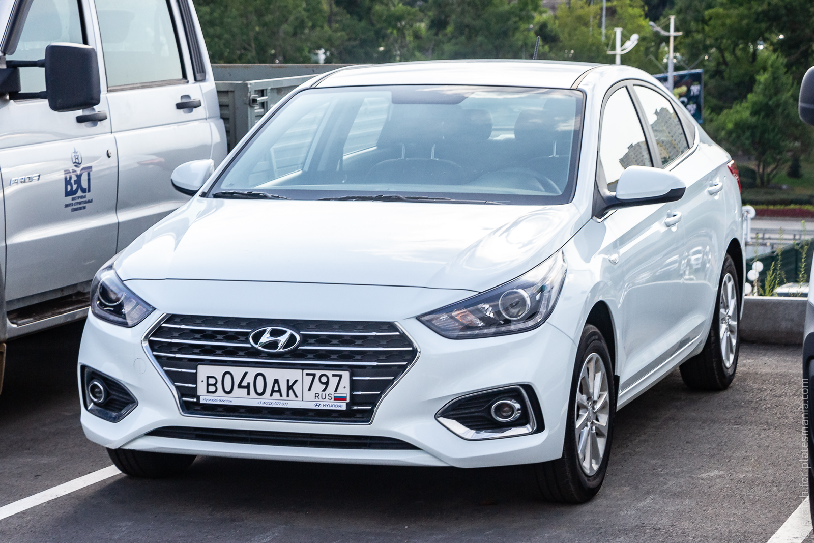 в 040 ак 797, Hyundai Solaris 2nd gen (HCR), 2017–2020