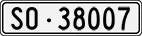 License plate of Switzerland, Cars