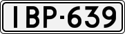 License plate of Finland, Cars