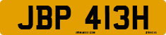 License plate of the United Kingdom, 1963 year system