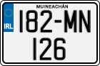 License plate of Ireland, Regular plates