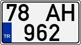 License plate of Turkey, Regular plates