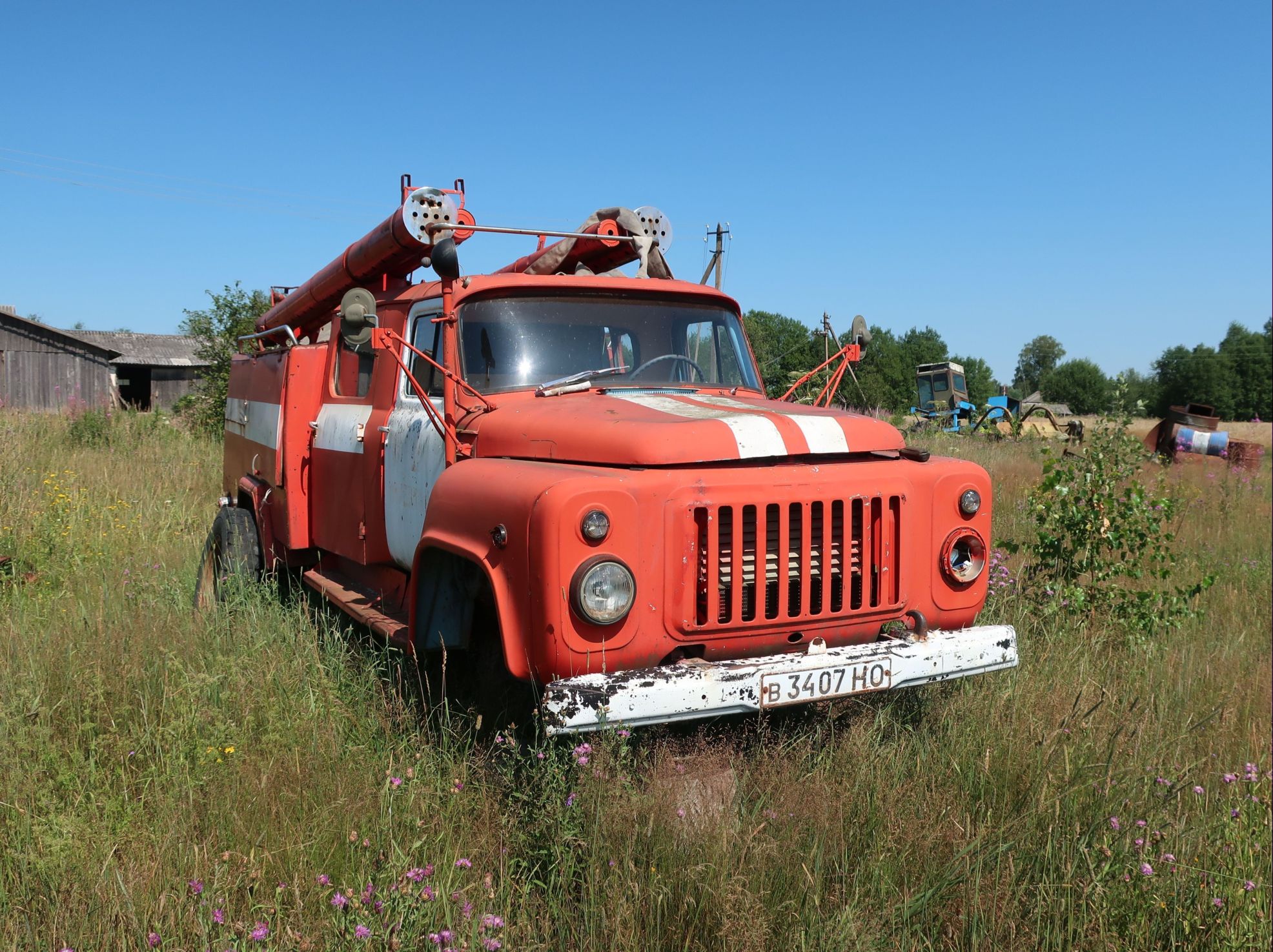 в 3407 НО, License plate without vehicle 