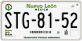 Nuevo León, Cars (AAA-00-00)