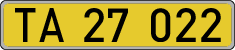 License plates of Spain, Diplomatic