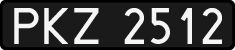 License plates of Poland, 1976 year system