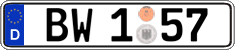 German license plate, Authorities and federal agencies