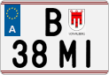 License plate of Austria, Regular plates