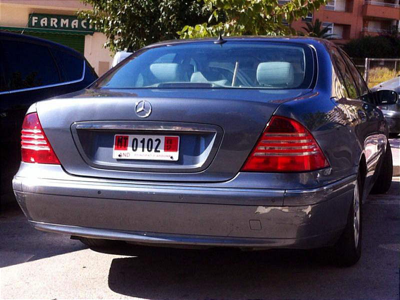 0102, Mercedes-Benz S-Klasse 6th gen (W220/V220), 1998–2005