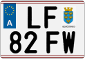License plate of Austria, Regular plates