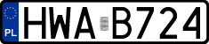 License plates of Poland, Authorities