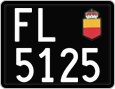 License plate of Liechtenstein, Motorcycles
