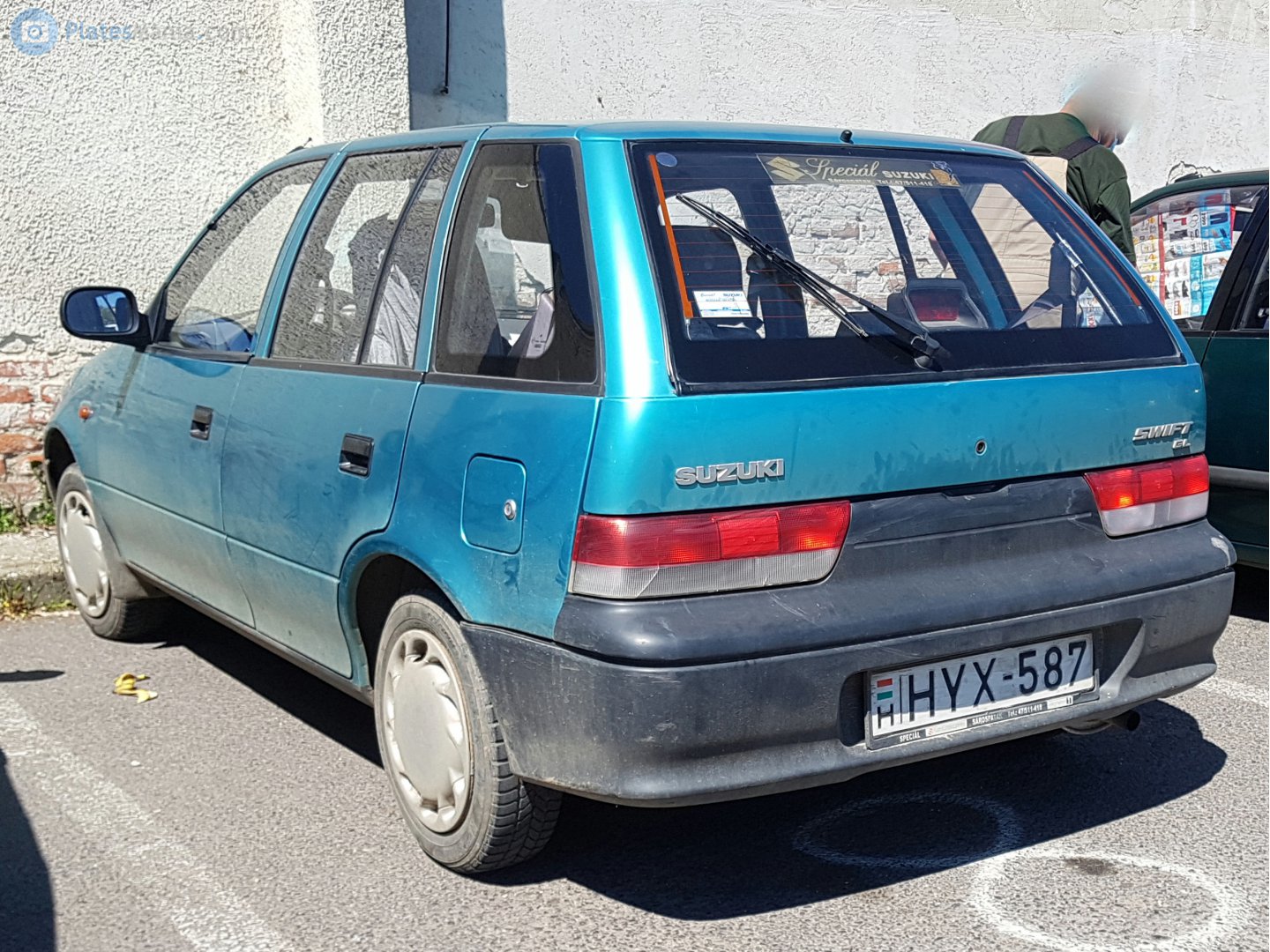 HYX-587, Suzuki Swift 2nd gen 5-door Hatch (SF), facelift, 1996–2004