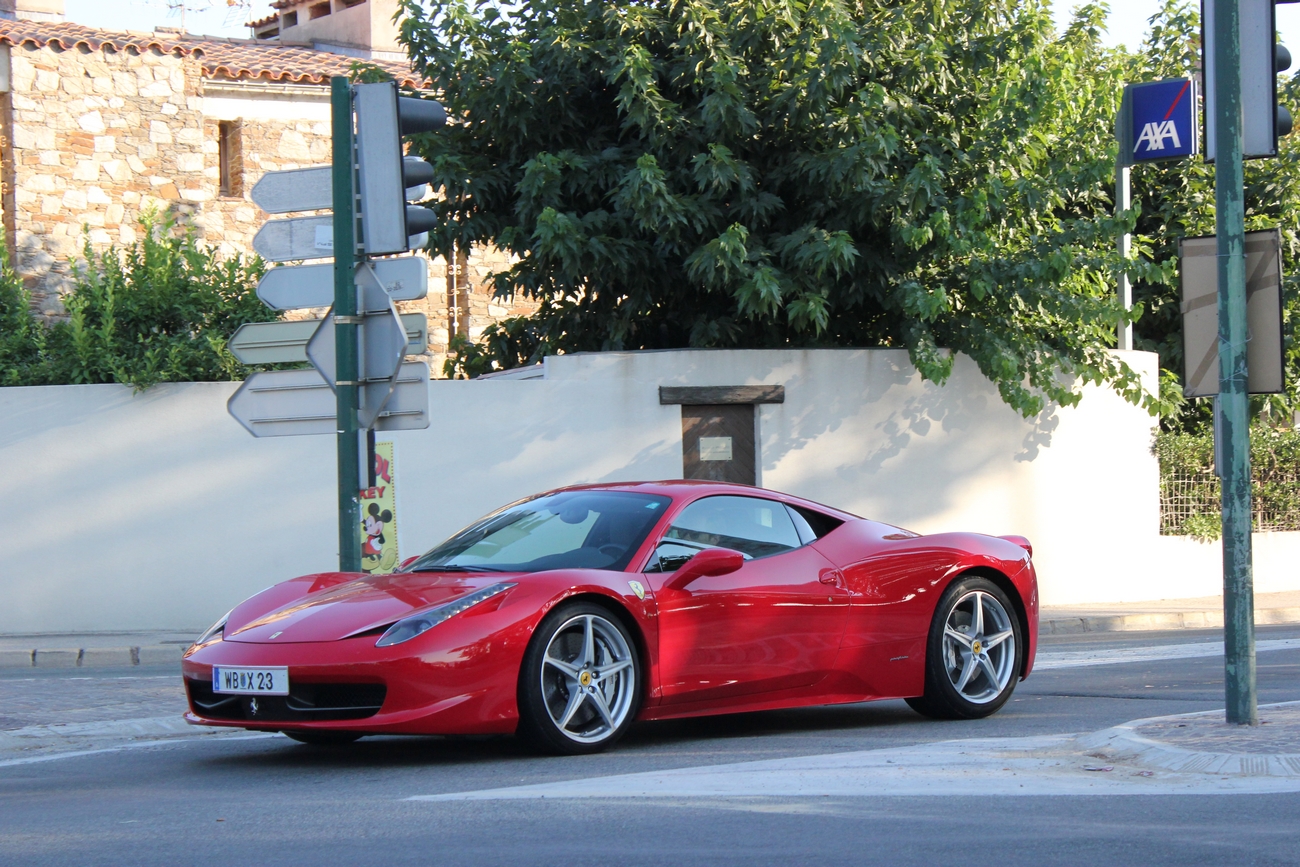 WB X 23, Ferrari 458 1st gen Italia (F142), 2009–2015