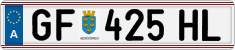 License plate of Austria, Regular plates