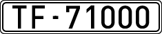 License plates of Spain, 1900 year series