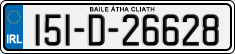 License plate of Ireland, Regular plates