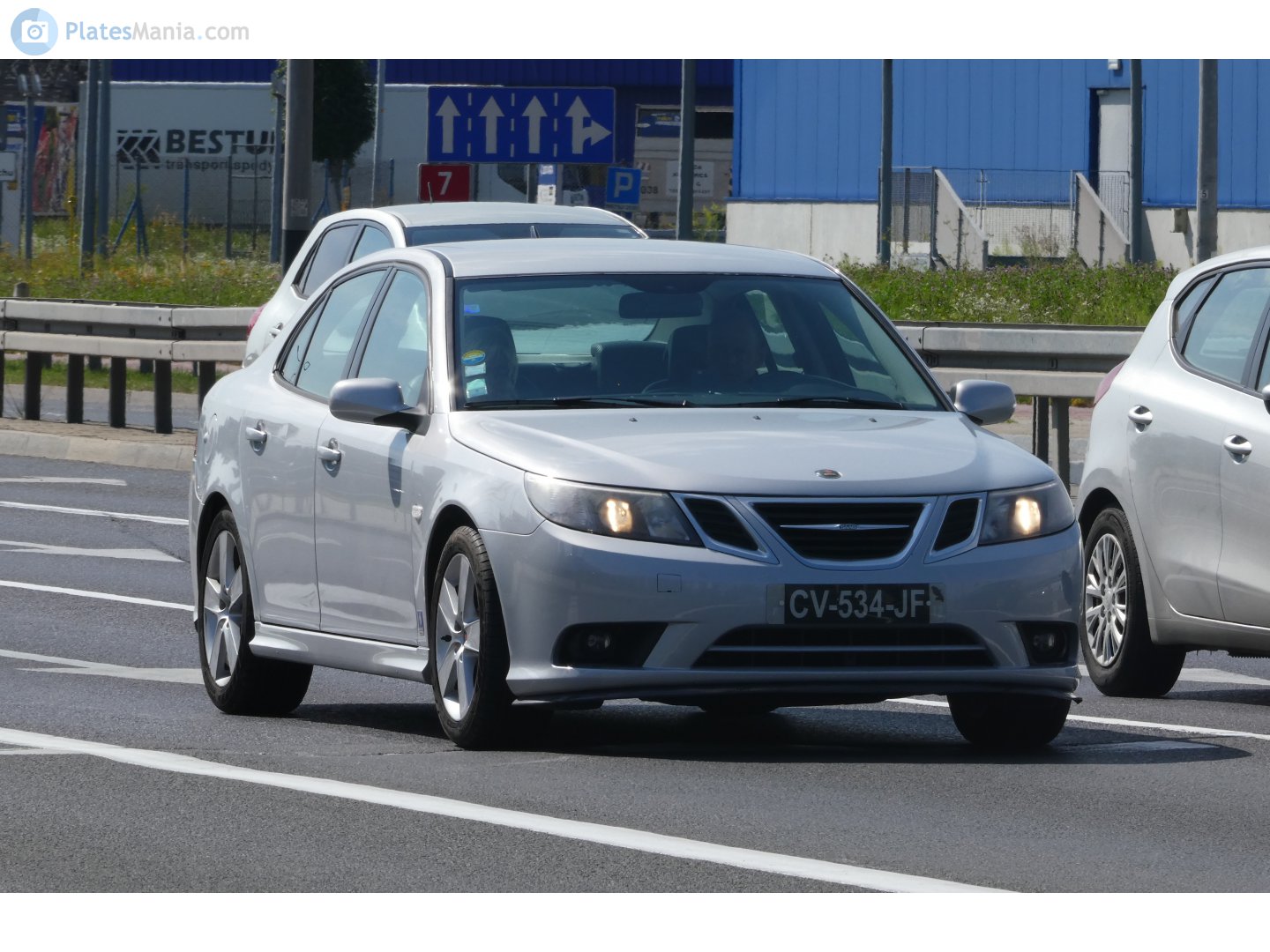 CV-534-JF, SAAB 9-3 2nd gen Sedan (YS3F), facelift, 2007–2014