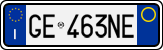 License plate of Italy, Cars (1994 year series)