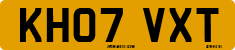 License plate of the United Kingdom, 2001 year system