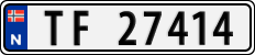License plate of Norway, Cars
