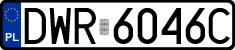 License plates of Poland, Regular car plates
