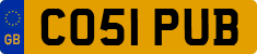 License plate of the United Kingdom, 2001 year system