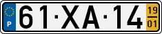 License plate of Portugal, Regular plates