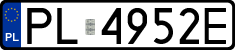 License plates of Poland, Regular car plates