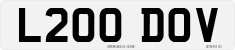 License plate of the United Kingdom, 1983 year system
