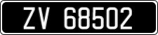 License plate of Ireland, Oldtimers