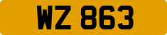 License plate of Cyprus, 1956-1990 - system