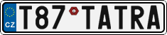 License plate of the Czech Republic, Vanity Plates
