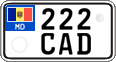 License plate of Moldova, Motorcycles (2015)