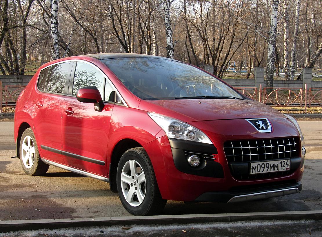 м 099 мм 124, Peugeot 3008 1st gen (T84; Global-market), 2009–2013