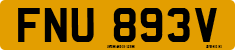 License plate of the United Kingdom, 1963 year system