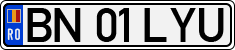 License plate of Romania, Regular plates