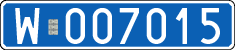 License plates of Poland, Diplomatic