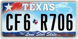 Texas, Regular plates (2009) (АB1-C234)