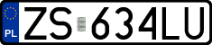 License plates of Poland, Regular car plates