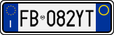 License plate of Italy, Cars (1994 year series)