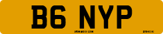License plate of the United Kingdom, 1983 year system