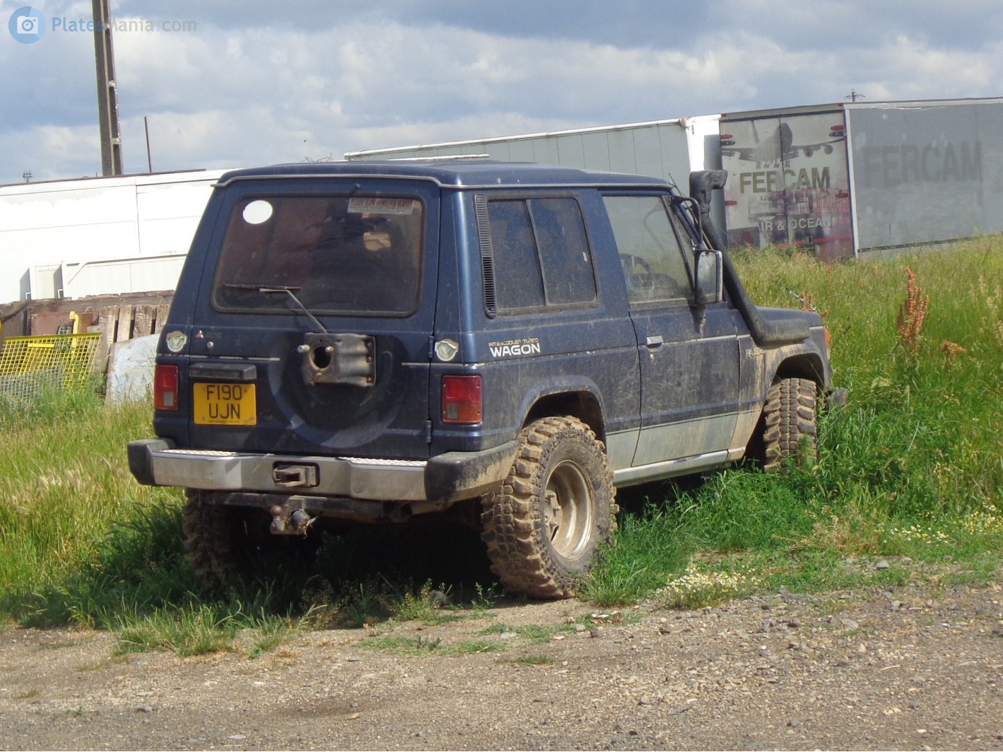F190UJN, Mitsubishi Pajero 1st gen 3-door SUV (L040/L140/N*), 1982–1991