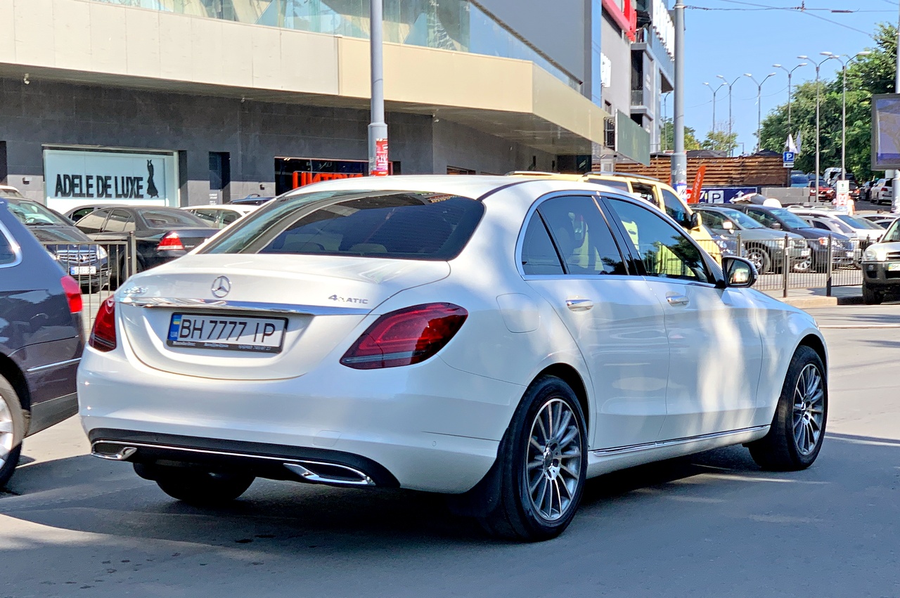 BH 7777 IP, Mercedes-Benz C-Klasse 4th gen Sedan (W205), 2014–2021