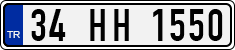 License plate of Turkey, Regular plates