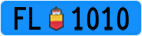 License plate of Liechtenstein, Work and fire vehicles (blue)