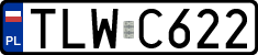 License plates of Poland, Regular car plates